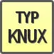 Piktogram - Typ: KNUX